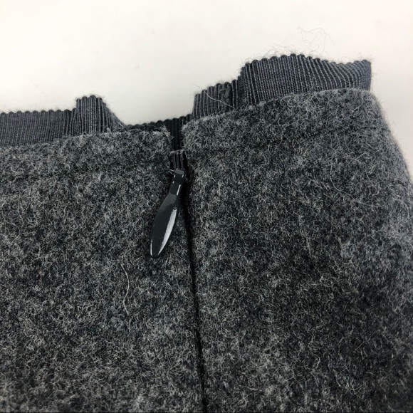 J Crew Womens Pencil Skirt, Gray Wool Size 4 - Picture 5 of 9